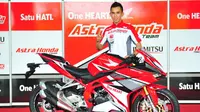 Dua pebalap AHRT, Gerry Salim dan Rheza Danica, menorehkan hasil bagus pada hari kedua tes pramusim ARRC 2017 di Johor, Malaysia, Kamis (16/5/2017). (Astra Honda Racing Team)