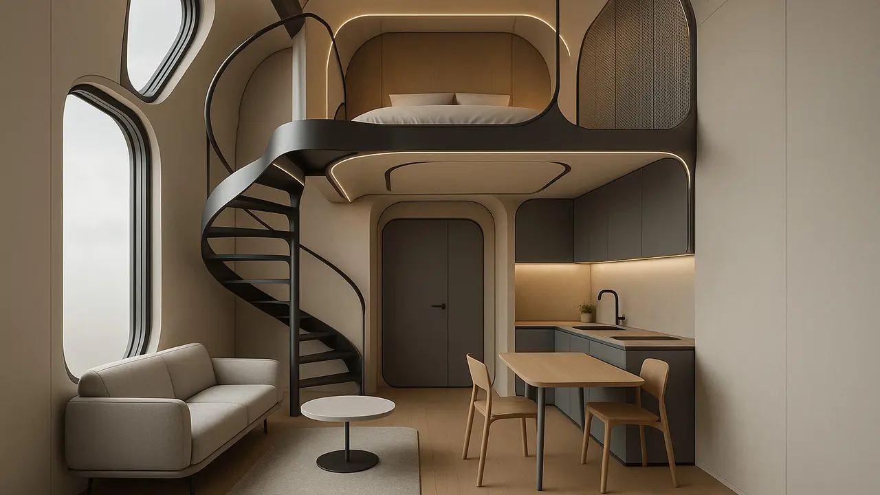 8 MoCara Membuat Rumah Kecil dengan Mezzanine/Ilustrasi gambar oleh AI