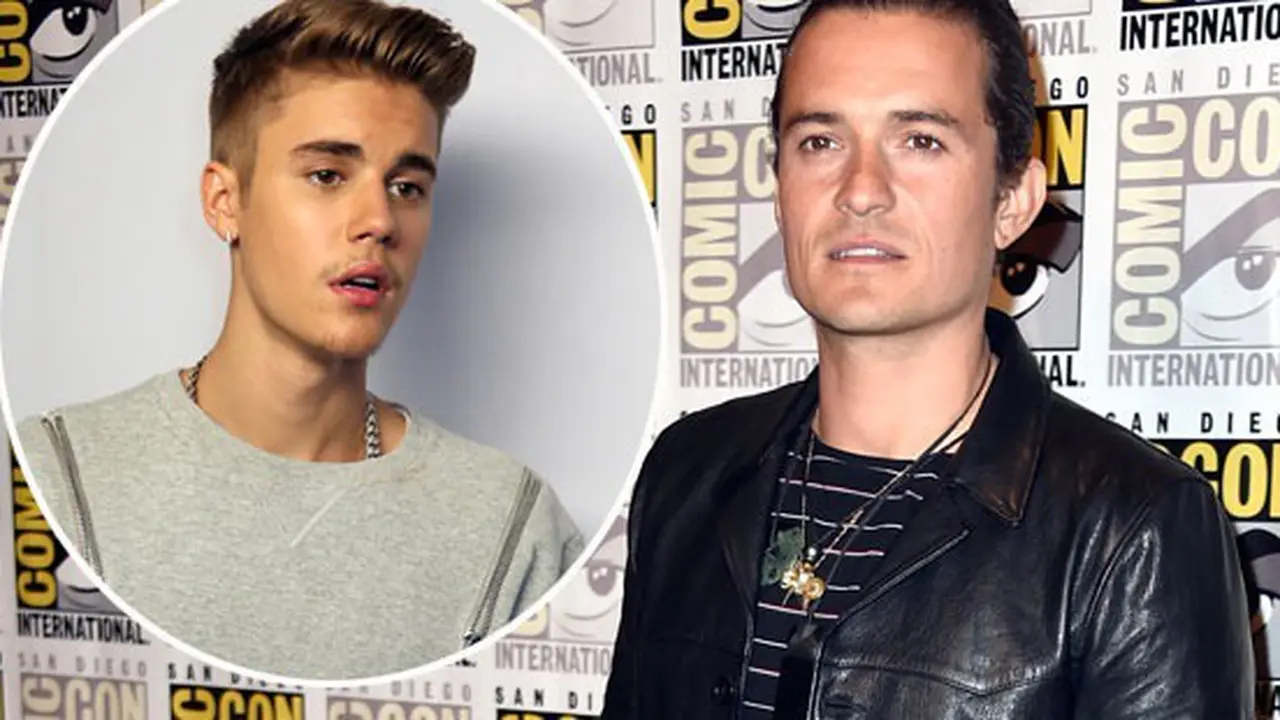 Justin Bieber Ejek Orlando Bloom di Media Sosial