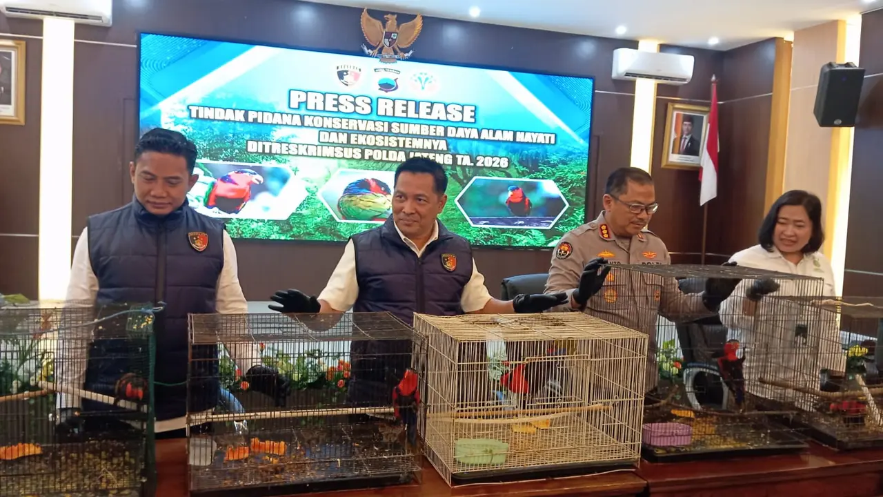 Mengendus Jaringan Perdagangan Satwa Langka di Pati, Tiga Pelaku Ditangkap dan Belasan Burung Diselamatkan Polisi ( REVISI PAKE INI SAJA)