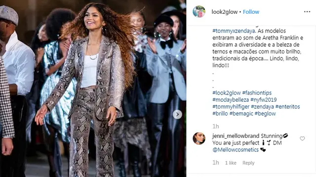 Dari Gigi Hadid Hingga Zendaya, Adu Gaya Bernuansa Abu-Abu Perak di New York Fashion Week