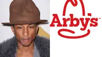 Apa yang membuat Pharell Williams berbeda dibanding dengan penyanyi lainnya? tentu saja ciri khasnya: topi tinggi berwarna coklat. 