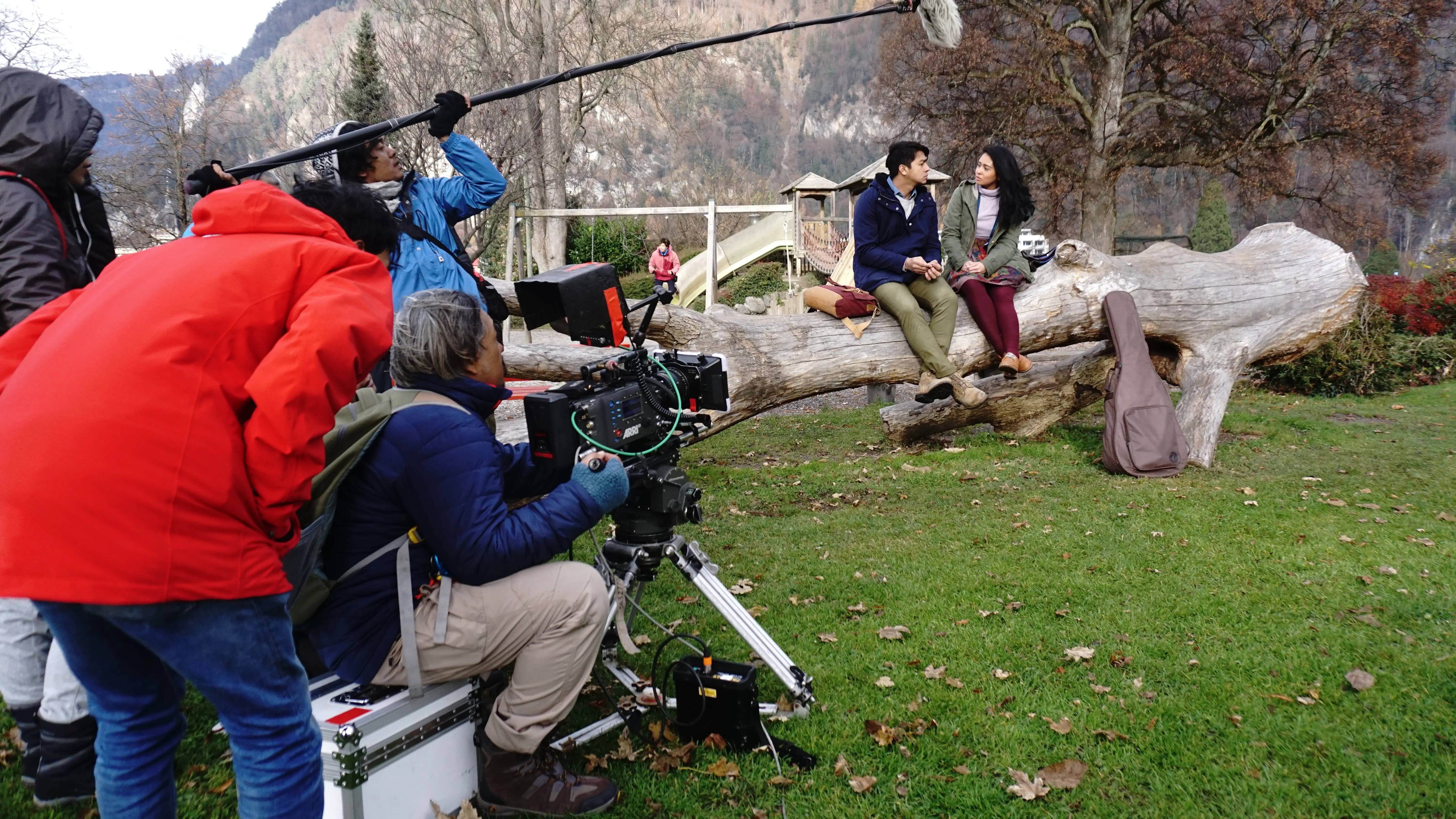 Syuting film  Satu Hari Nanti di Swiss (Istimewa)