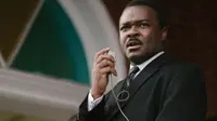 David Oyelowo memerankan Pdt. Martin Luther King Jr. di Selma. Dia mengatakan pengalamannya tumbuh di Nigeria membantunya mendekati pekerjaan sebagai sosok ikonik dengan beban yang lebih sedikit daripada yang mungkin dilakukan oleh aktor Amerika. (AP)