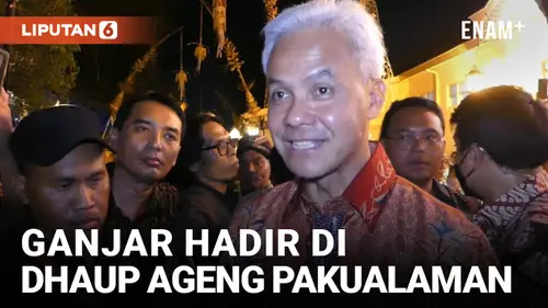 VIDEO: Ganjar Pranowo Hadiri Dhaup Ageng Pakualaman