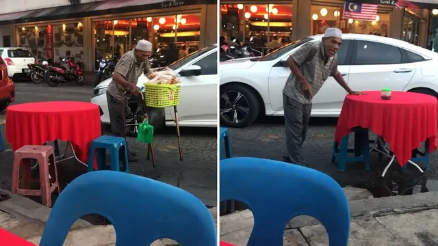 Bikin Geram, Pria Tua Sakit-sakitan Disuruh Anaknya Jualan Kerupuk