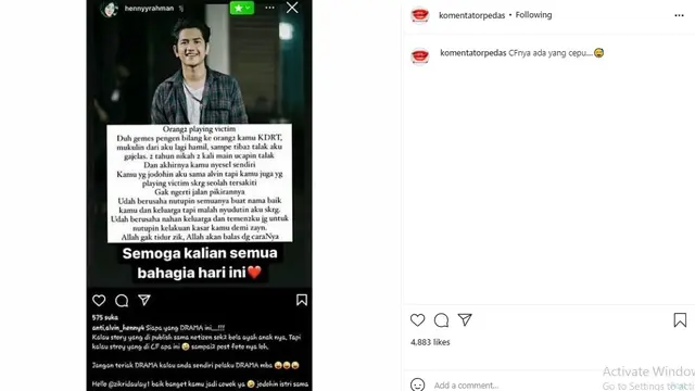 Zikri Daulay (Foto: Instagram/@komentatorpedas)
