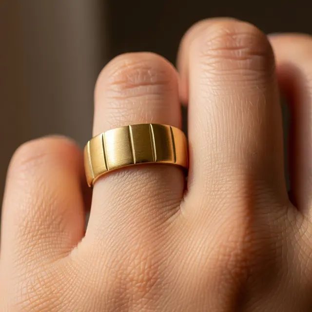 Model Cincin Emas yang Cocok untuk Tangan Gemuk