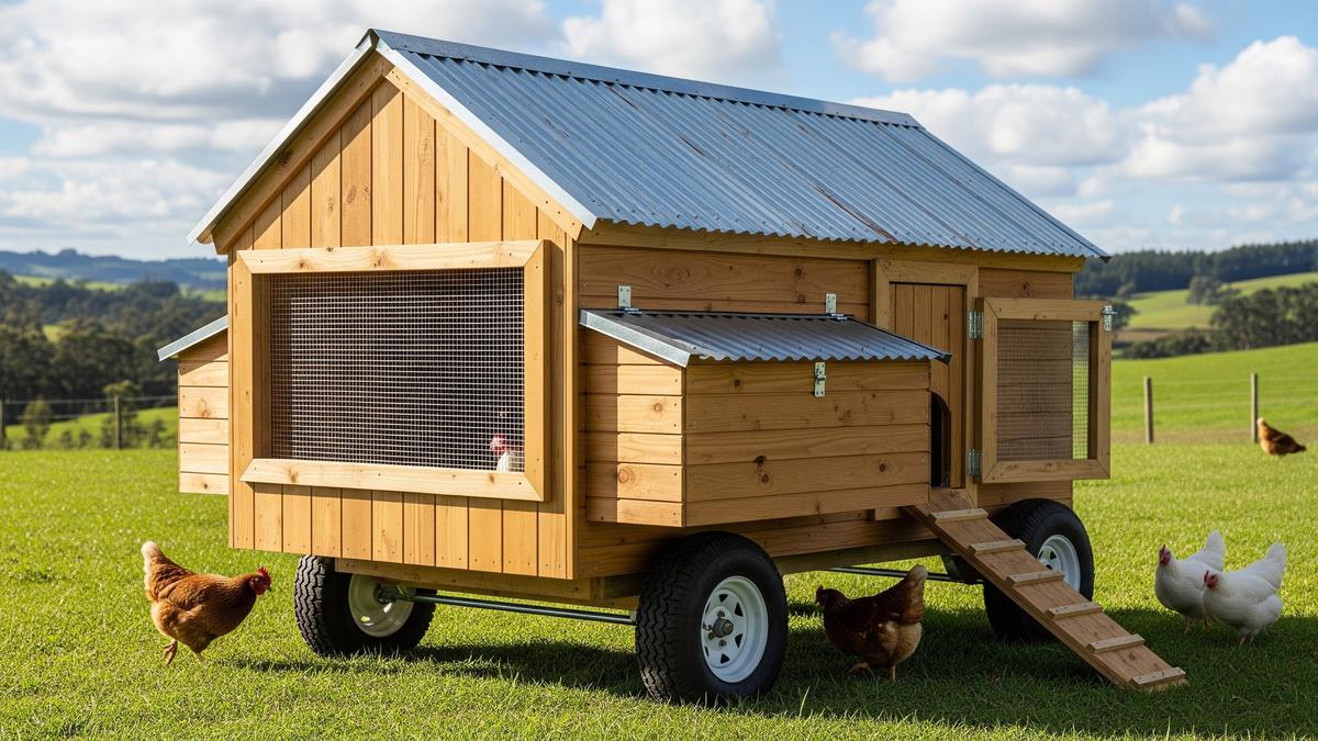 11 Desain Kandang Ayam Bongkar Pasang, Mudah Dibersihkan dan Dipindahkan