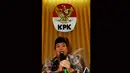 KH Abdul Malik Katiban Surya dari PBNU mengatakan, tokoh-tokoh lintas agama mendukung KPK dan meminta KPK segera menuntaskan kasus Komjen Budi Gunawan,  Jakarta, Senin (19/1/2015). (Liputan6.com/Faisal R Syam)