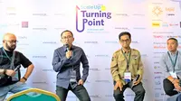 Konferensi pers Scale-up Asia 2019: Turning Point oleh Endeavor Indonesia di The Hall Senayan City, Jakarta, 20 November 2019. (Liputan6.com/Asnida Riani)