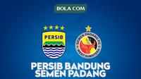 Ilustrasi alternatiif cover prediksi Persib Bandung vs Semen Padang. (Bola.com/Gregah Nurikhsani Estuning)