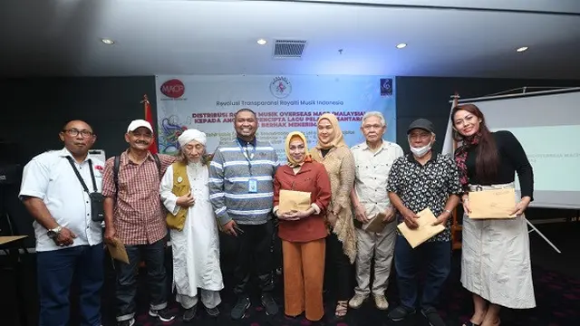 LMK Pelari Nusantara memberikan royalti