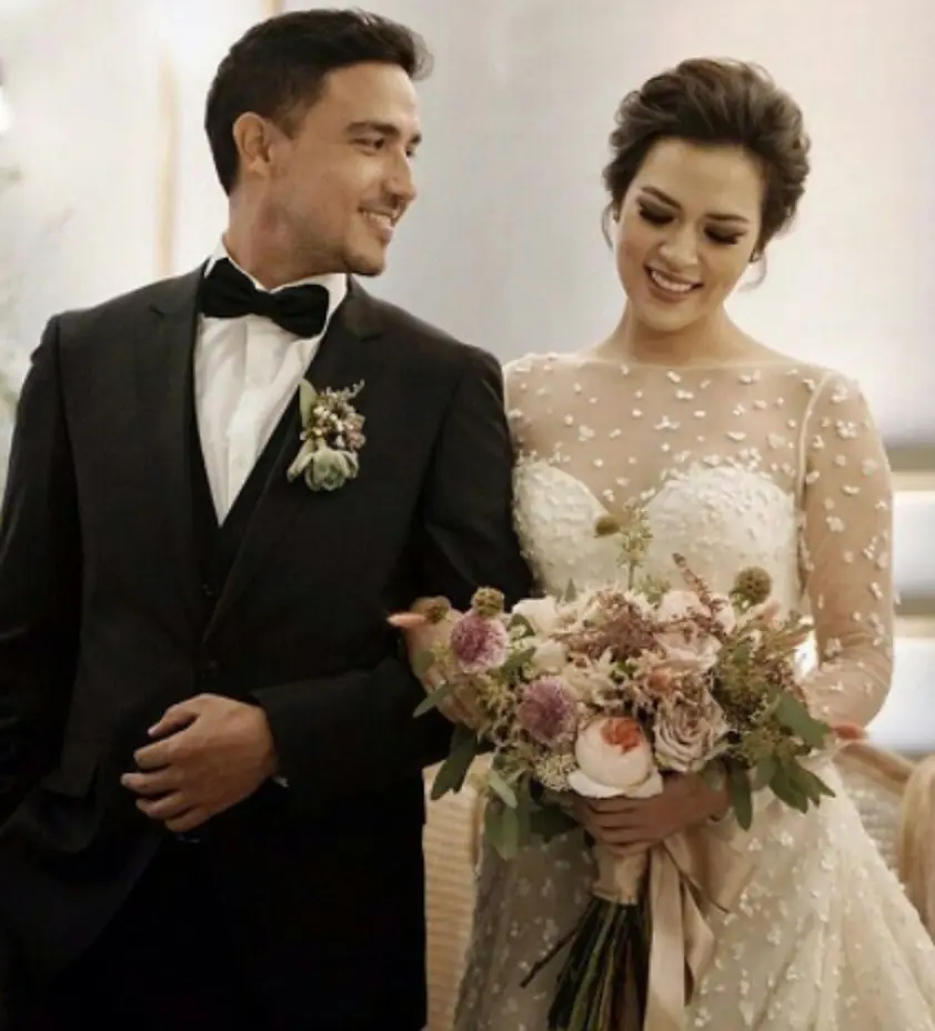 Raisa dan Hamish Daud resmi menikah. (Instagram/raisadanhamish)