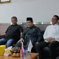 Pj Gubernur DKI Jakarta Heru Budi Hartono berkunjung ke Fraksi PKS DPRD DKI Jakarta, Senin (19/12/2022). Hari ini, Heru Budi berkunjung ke sejumlah fraksi DPRD DKI. (Liputan6.com/Winda Nelfira)