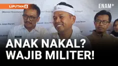 Dedi Mulyadi Terapkan Wajib Militer Bagi Anak Bermasalah!