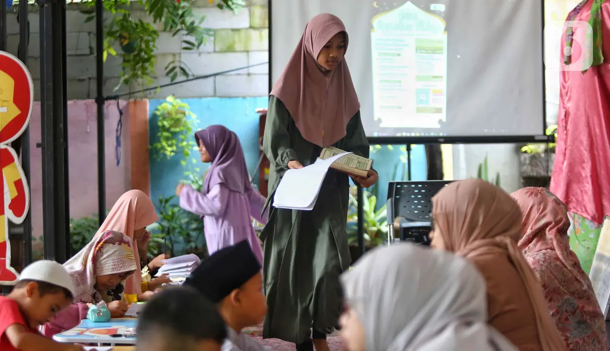 Sejumlah anak yang mengikuti kegiatan ini pun terlihat antusias. (Liputan6.com/Angga Yuniar)