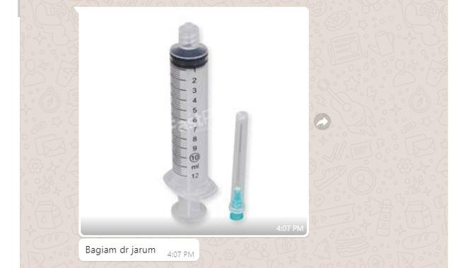Cek Fakta Liputan6.com, menelusuri klaim video cairan vaksin tidak masuk dalam tubuh Jokowi