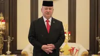 Penguasa Johor Sultan Ibrahim Sultan Iskandar dalam Konferensi Para Penguasa dalam Rapat (Khusus) ke-263 di Istana Negara Malaysia, ia ditunjuk menjadi Raja Malaysia. (Facebook/Sultan Ibrahim Sultan Iskandar)