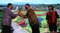 Pengembang properti Agung Podomoro Group (APG) memperkenalkan proyek terbarunya, yakni Kota Mandiri dan Satelit Baru Kota Podomoro Tenjo. Dok APL