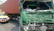 Detik-detik Tabrakan Beruntun Enam Kendaraan di Tol JORR