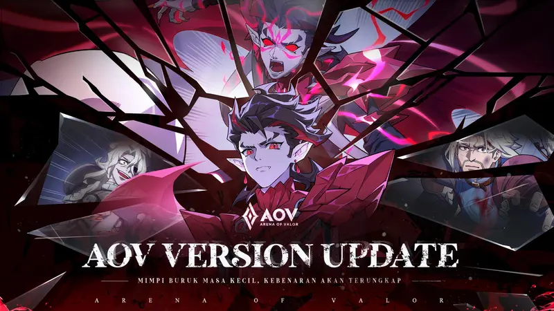 AOV meluncurkan patch bertajuk Bloody Mansion, di mana bakal hadir hero baru bernama Kaine (Garena)