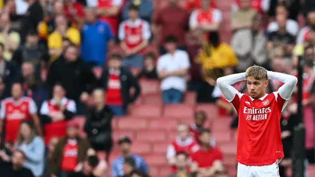 Pemain Arsenal loyo usai rentatan hasil negatif sehingga gagal juara Liga Inggris