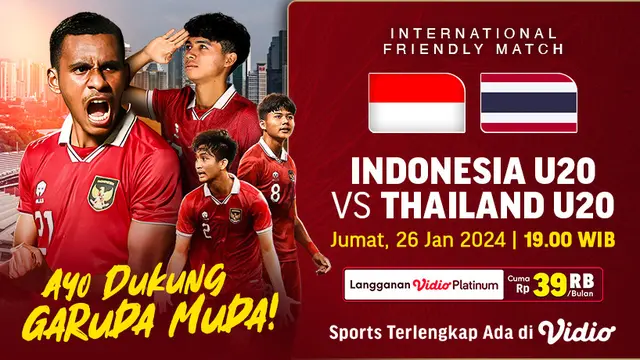 Indonesia U-20 vs Thailand U-20