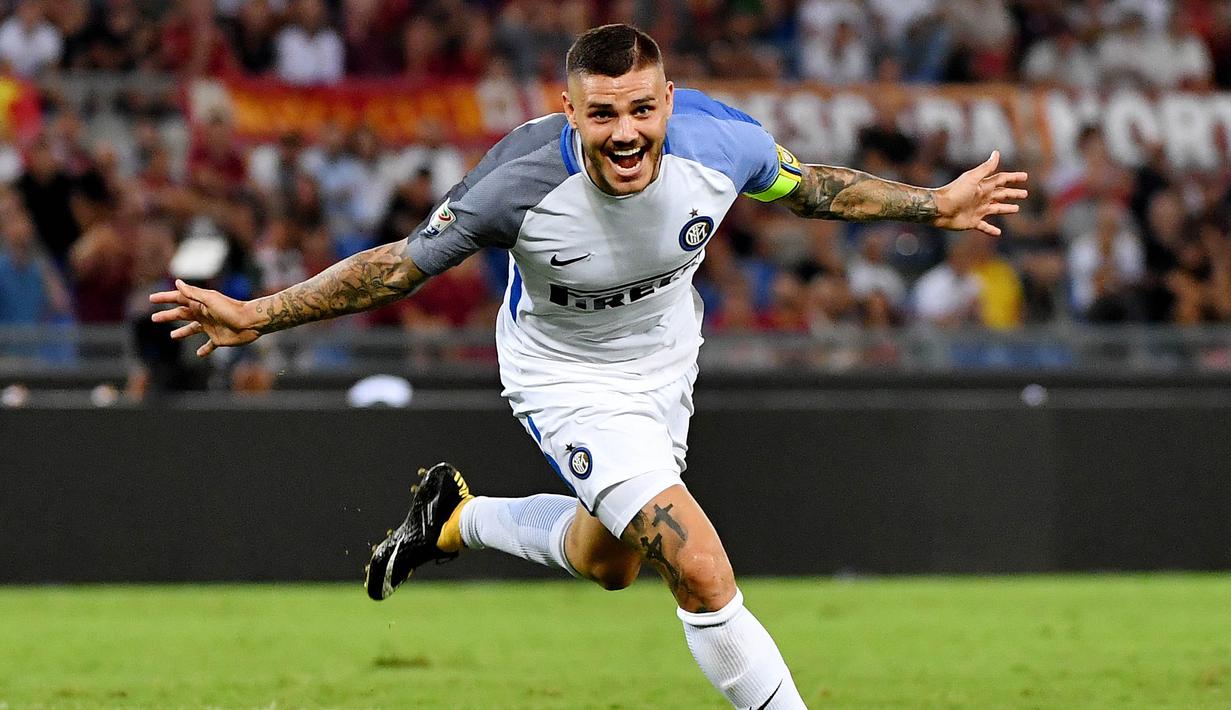 5. Mauro Icardi (Inter Milan) - 6 Gol. (AFP/Alberto Pizzoli)
