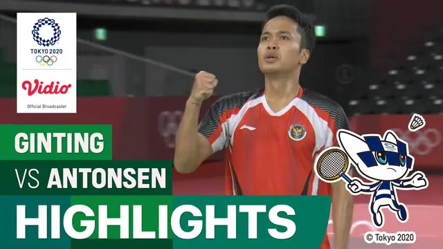 VIDEO: Anthony Ginting Gagal Melaju ke Final Usai Kalah dari Chen Long di Olimpiade Tokyo 2020