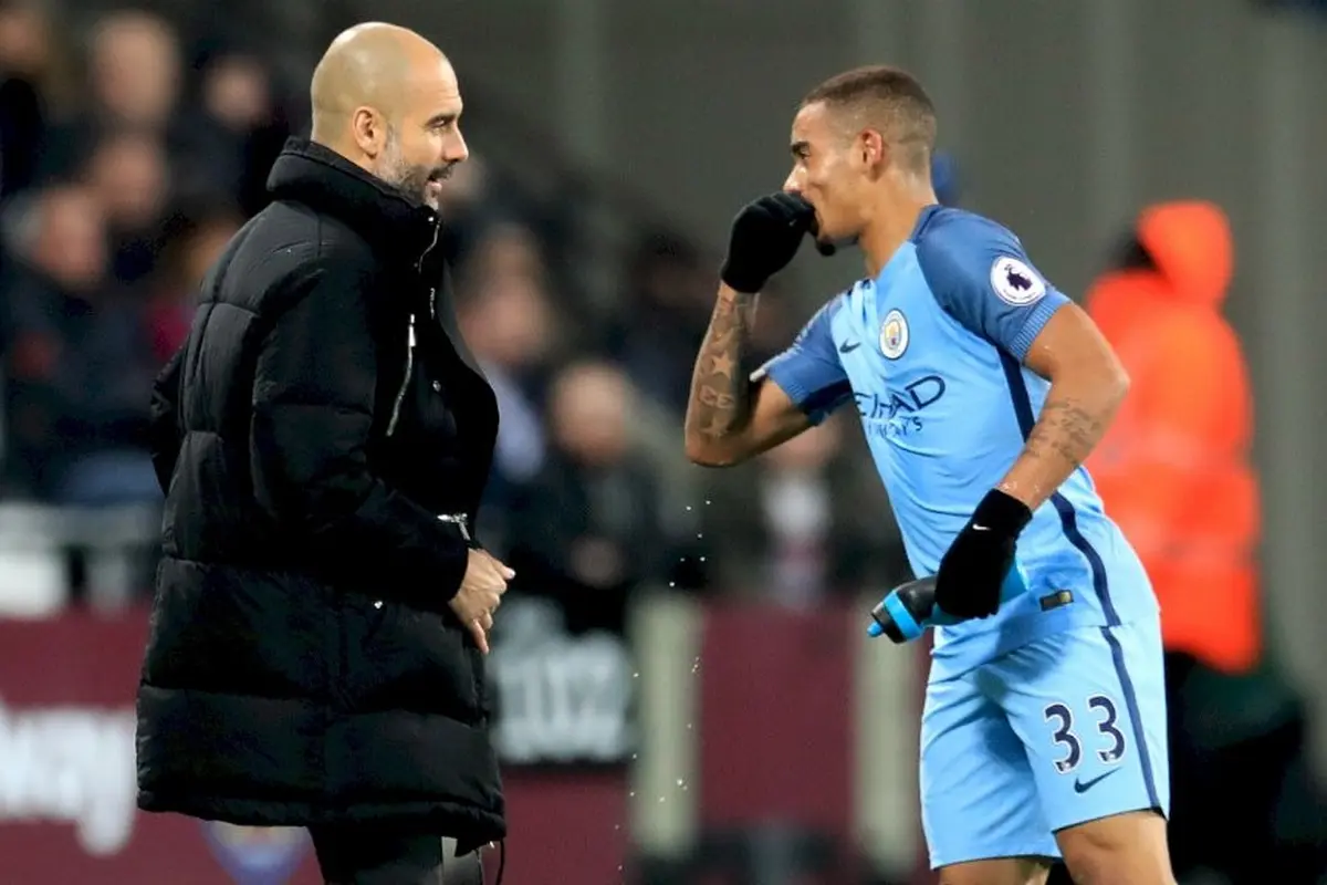 Pep Guardiola & Gabriel Jesus