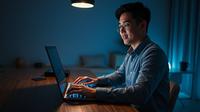 cara menyalakan lampu keyboard laptop ©Ilustrasi dibuat Stable Diffusion