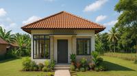 Model Rumah Sederhana Ukuran 6x9 di Desa dengan Desain Mewah dan Taman Kecil, Bikin Banyak Orang Ingin Menempatinya