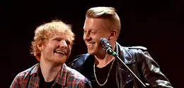 Macklemore dan Ed Sheeran. (Christopher Polk / GETTY IMAGES NORTH AMERICA / Getty Images via AFP)