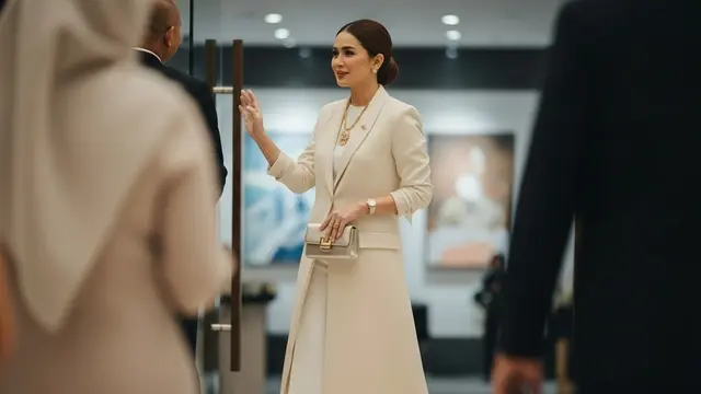 Blazer Dress dan Celana Culottes