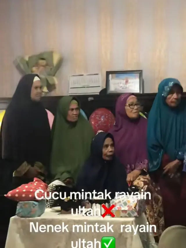 Nenek 80 Tahun Minta Pesta Ultah