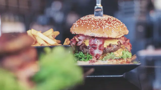 Ilustrasi burger