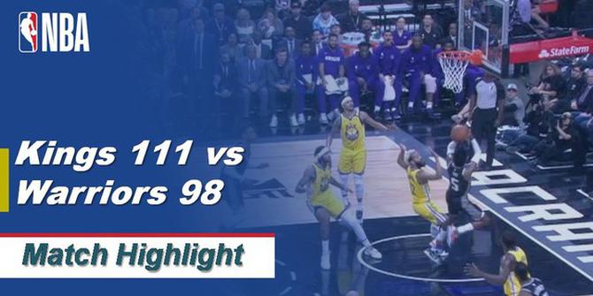 VIDEO: Highlights NBA 2019-2020, Sacramento Kings Vs Golden State Warriors 111-98