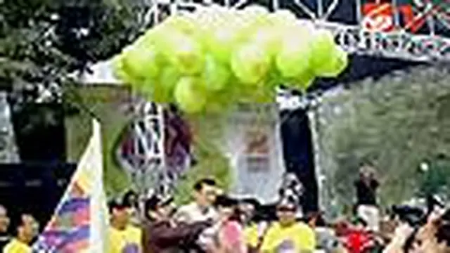 Ribuan Warga Ikut Jalan Sehat SCTV