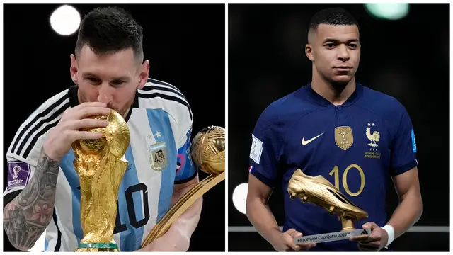 Foto: Lionel Messi Raih Pemain Terbaik, Mbappe Top Skor di PialaDunia 2022