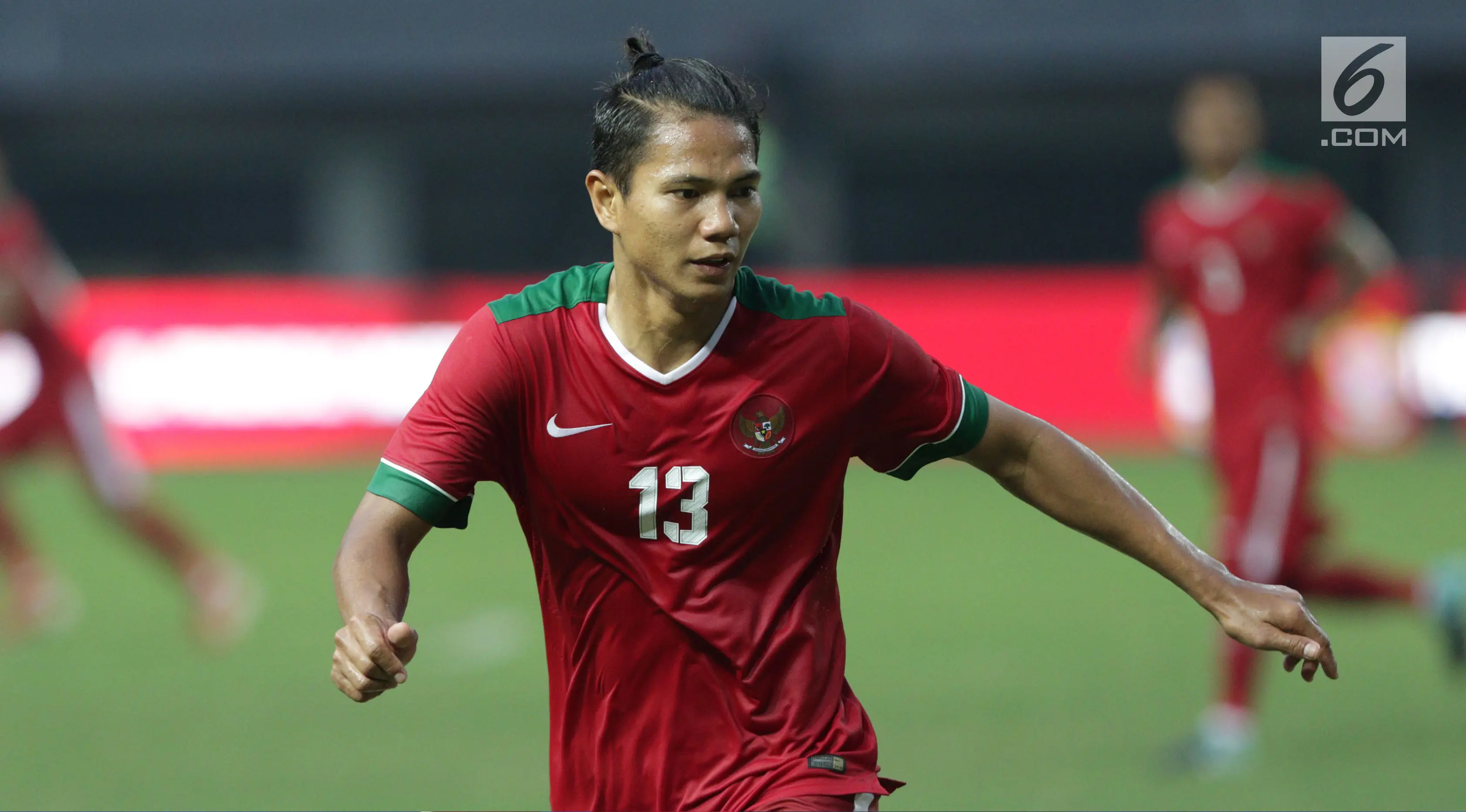 Ahmad Jufriyanto saat membela timnas. (Liputan6.com/Helmi Fithriansyah)