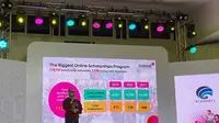 SVP Head of Corpcomm Indosat Ooredoo Hutchison Steve Saerang menjelaskan tentang program IDCamp 2022 (Liputan6.com/ Agustin Setyo Wardani)