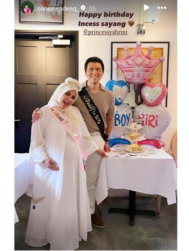 7 Potret Syahrini Umumkan Kelahiran Anak Pertama, Tepat di Hari Ultah ke-44