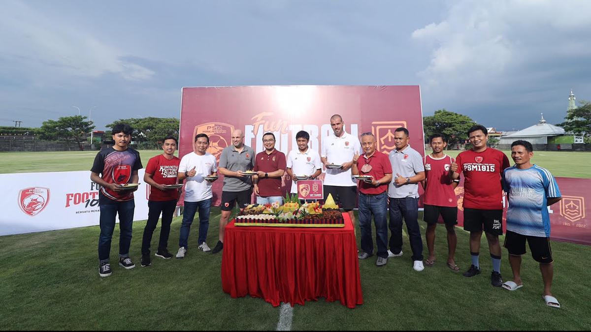 PSM Makassar Rayakan Secara Sederhana Ulang Tahun ke-107 - Indonesia