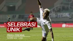 Berita video selebrasi-selebrasi unik tak terlupakan yang terjadi pada pekan perdana Shopee Liga 1 2020.