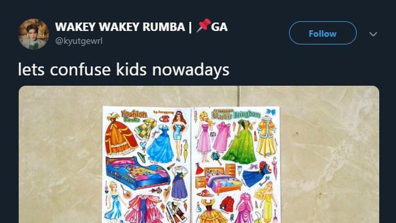 Let's confuse kids nowadays (foto: @kyutgewrl)