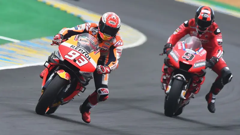 Marc Marquez Rajai Sirkuit Le Mans