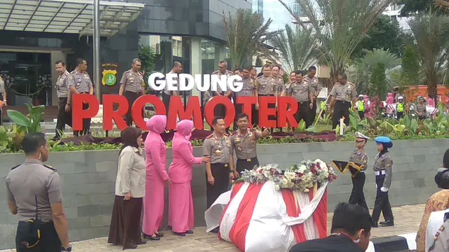 Kapolri meresmikan Gedung Promoter di Mapolda Metro Jaya (Liputan6.com/Nafiysul Qodar)