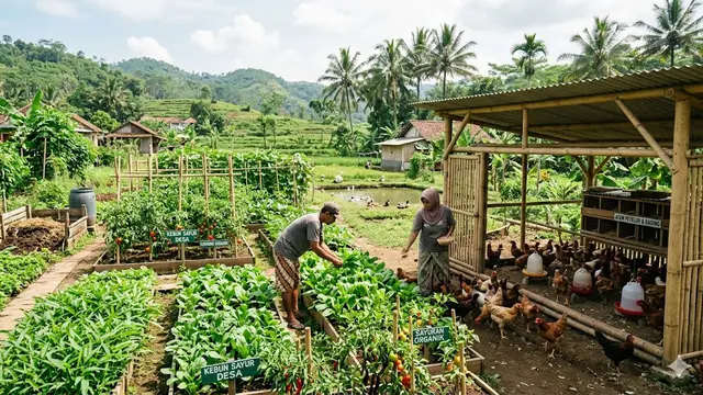 Contoh Integrated Farming Sederhana untuk Pemula di Desa