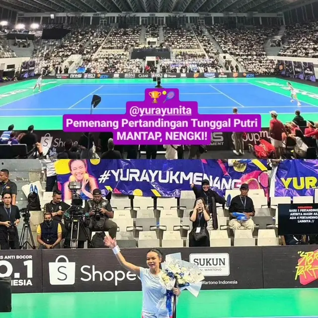 7 Potret Yura Yunita Main Tenis di Sport Party, Menang Lawan Luna Maya